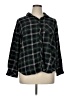 Well Worn Plaid Green Long Sleeve Button-Down Shirt Size XL - photo 1