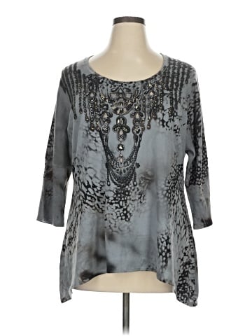 B.l.e.u. 3/4 Sleeve T-Shirt (view 1)
