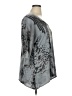 B.l.e.u. Gray 3/4 Sleeve T-Shirt Size 1X - photo 4