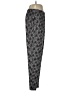 Hue Print Black Casual Pants Size M - photo 4
