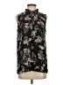 Ann Taylor LOFT Outlet Floral Black Sleeveless Blouse Size S - photo 1