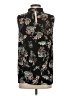 Ann Taylor LOFT Outlet Floral Black Sleeveless Blouse Size S - photo 2