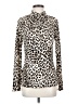 Vince Camuto Animal Print Ivory Long Sleeve Blouse Size S - photo 1