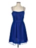 David's Bridal 100% Polyester Solid Blue Cocktail Dress Size 10 - photo 1