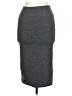 Express Solid Gray Casual Skirt Size 10 - photo 1
