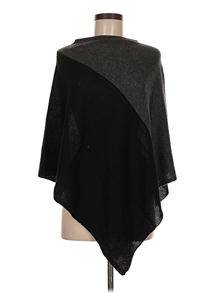 Pre-owned Celeste Poncho In Black