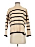 Staccato Stripes Tan Pullover Sweater Size S - photo 1