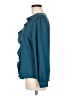 Blooming Jelly Teal Long Sleeve Blouse Size M - photo 5