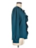 Blooming Jelly Teal Long Sleeve Blouse Size M - photo 4