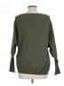 Fashion Green Pullover Sweater Size L - photo 2
