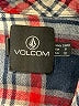 Volcom Plaid Red Long Sleeve Button-Down Shirt Size S - photo 7