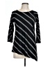 INC International Concepts Black 3/4 Sleeve Top Size L - photo 1