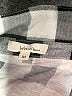 Win Win Checkered-gingham Silver Long Sleeve Button-Down Shirt Size M - photo 7