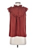 Max Studio 100% Polyester Burgundy Sleeveless Blouse Size XS - photo 1