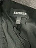 Express 100% Polyester Solid Black Formal Skirt Size 8 - photo 5