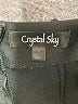 Crystal Sky Solid Black Jumpsuit Size M - photo 3