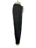 MNG 100% Viscose Plaid Black Casual Pants Size XS - photo 4