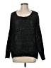2 Chic Metallic Black Pullover Sweater One size - photo 1