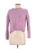 Pink Rose Purple Pullover Sweater Size S - photo 1