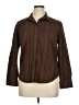 Chaps 100% Cotton Tweed Brown Long Sleeve Button-Down Shirt Size XL - photo 1