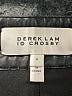 Derek Lam 10 Crosby 100% Polyurethane Metallic Black Athletic Shorts Size 0 - photo 3