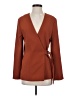 Open Edit 100% Polyester Brown Blazer Size XXS - photo 1