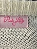 Pink Lily Color Block Ivory Pullover Sweater Size S - photo 4