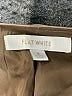 Flat White Brown Sleeveless Blouse Size S - photo 6