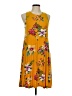 Unbranded Tropical Yellow Casual Dress Size M (estimated) - photo 1