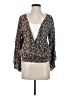 Angie Black Long Sleeve Blouse Size S - photo 1