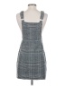 Shein 100% Polyester Tweed Gray Casual Dress Size 4 - photo 2