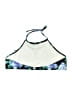 Ekouaer Floral Black Swimsuit Top Size XXL - photo 2