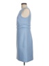 Eliza J Solid Blue Casual Dress Size 6 - photo 5