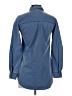 Garnet Hill Blue Long Sleeve Button-Down Shirt Size 0 - photo 2