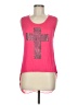 Pink Berry 100% Polyester Pink Sleeveless Top Size M - photo 1
