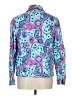 Redd Jeans 100% Polyester Paisley Blue Jacket Size 10 - photo 2
