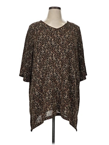 Maggie Barnes for Catherines Short Sleeve Blouse (view 1)