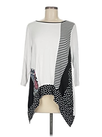 Zenergy by Chico's 3/4 Sleeve T-Shirt (view 1)