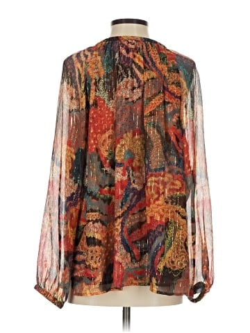 A.L.C. Long Sleeve Silk Top (view 2)