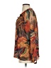 A.L.C. Orange Long Sleeve Silk Top Size 2 - photo 5
