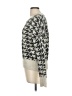 Hem & Thread Houndstooth Gray Pullover Sweater Size M - photo 5