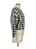 Hem & Thread Houndstooth Gray Pullover Sweater Size M - photo 4