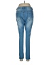 Jeans Color Block Blue Jeans Size M - photo 2