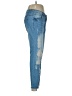Jeans Color Block Blue Jeans Size M - photo 4