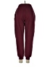 Unbranded Solid Burgundy Track Pants Size M - photo 2