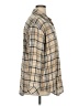 Unbranded 100% Polyester Plaid Tan Long Sleeve Blouse Size XL - photo 4