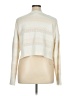 Happily Grey Stripes Ivory Pullover Sweater Size XL - photo 2