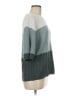 Matty M Color Block Teal Pullover Sweater Size M - photo 4