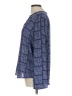 Lumiere 100% Polyester Blue Long Sleeve Blouse Size L - photo 5