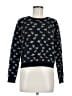 Marc Jacobs 100% Cashmere Floral Black Cashmere Pullover Sweater Size M - photo 1